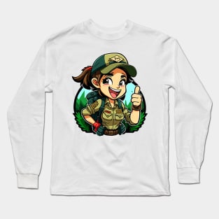 Girl Hiker 0.1 Long Sleeve T-Shirt